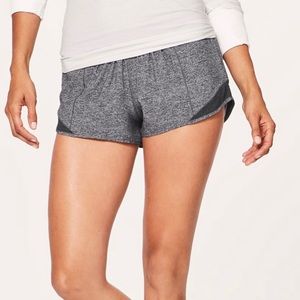 Grey hotty hot lululemon shorts size 10 2.5 inch